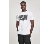 Mister Tee Camiseta Pray de Mangas Cortas para Hombre con Estampado Frontal, Moda Urbana Callera, en Algodón, Distintos Colores, Tallas XS-5XL