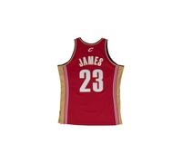 Camiseta mitchell & ness lebron james cleveland cavaliers rojo ho M