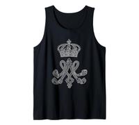 Camiseta Monograma María Antonieta Reina Francesa Francia Camiseta sin Mangas