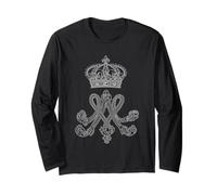 Camiseta Monograma María Antonieta Reina Francesa Francia Manga Larga