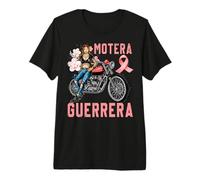 Camiseta Motera guerrera Lucha contra el Cáncer de Mama Camiseta Premium