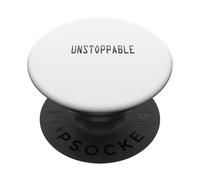 Camiseta Motivacional imparable novedosa Camiseta Motivacional PopSockets PopGrip Adhesivo