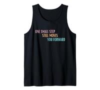 Camiseta Motivacional One Small Step Still Moves You Forward Camiseta sin Mangas
