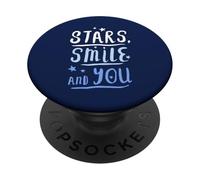 Camiseta Motivacional para Mujer con Estrellas PopSockets PopGrip Adhesivo