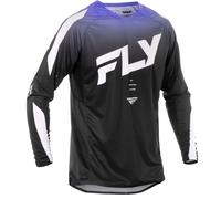 Camiseta motocross FLY Racing Evolution negro-blanco-morado L