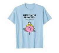 Camiseta Mr. Men Little Miss Princess Camiseta, Hombre, Azul Bebé, L
