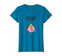 Camiseta Mr. Men Little Miss Princess Camiseta, Mujer, Zafiro, XS