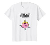 Camiseta Mr. Men Little Miss Princess Camiseta, Niños, Blanco, 10 años
