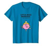 Camiseta Mr. Men Little Miss Princess Camiseta, Niños, Zafiro, 8 años