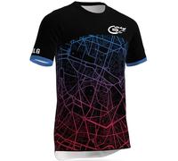 Camiseta MTB,Camiseta MTB Enduro,Maillot Ciclismo,Maillot Ciclista De Manga Corta para MTB BMX Descenso Que Absorbe La Humedad Y De Secado Rápido