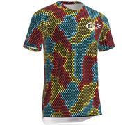 Camiseta MTB,Camiseta MTB Enduro,Maillot Ciclismo,Maillot Ciclista De Manga Corta para MTB BMX Descenso Que Absorbe La Humedad Y De Secado Rápido