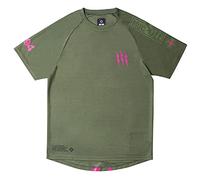 CAMISETA MUC-OFF RIDERS VERDE/ROSA T.XXL