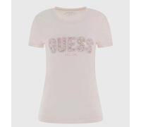 Camiseta Mujer Algodón Manga Corta GUESS W4YI33I3Z14 A60W Rosa