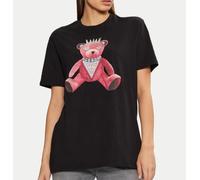 Camiseta Mujer Algodón Manga Corta GUESS W5RI30K9RM1 JBLK Negra