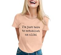 Camiseta Mujer Camisetas Sarcásticas para Mujer con Dichos Divertidos Camisetas Gráficos Fantasía para Mujeres, beige, S