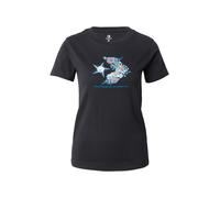 Camiseta Mujer CONVERSE XS azul / rojo claro / negro / blanco