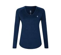 Dare 2b Camiseta Ligera Discern para Mujer Camisa de Yoga, Azul, 38