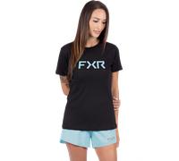 Camiseta Mujer FXR Hydrogen Premium Negro/Azul MauiXS Negro,Azul Maui