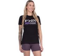 Camiseta Mujer FXR Race Division Premium Negro/AmatistaXL Negro,Amatista