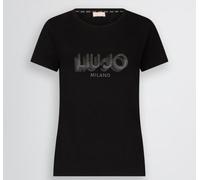 Camiseta Mujer Liu-Jo Manga Corta TA5214 JS003 W9415 Negra