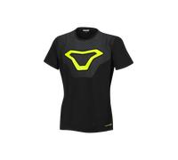 Macna Logo Camiseta Damas, negro-amarillo, tamaño XS para Mujer
