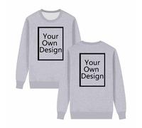 Camiseta Mujer Personalizada Jersey Sudaderas para Personalizar 2 Caras Delante y Detras - Regalos Personalizados Tus Fotos y Textos A Todo Color Serigrafía Manga Larga Tops Navidad Halloween