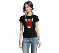 Camiseta Mujer Red Hot Chilli Peppers, Grupo Rock música (S, 1 Negro)