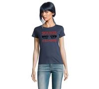 Camiseta Mujer Siouxsie and The Banshees Punk Rock (FR/ES, Letras, XXL, Regular, Regular, Denim)