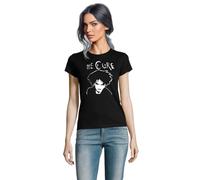 Camiseta Mujer The Cure Grupo Rock música (FR/ES, Letras, M, Regular, Regular, Negro)