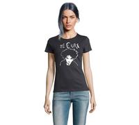 Camiseta Mujer The Cure Grupo Rock música (FR/ES, Letras, S, Regular, Regular, Gris)