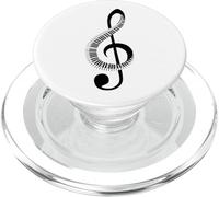Camiseta Music Note Clef Bass Treble Clef Shirt Music para Hombre y Mujer PopSockets PopGrip para MagSafe