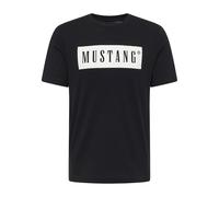 Mustang Camiseta para Hombre Austin - Regular Fit S-3XL Blanco Negro Algodón, Negro 4142, M