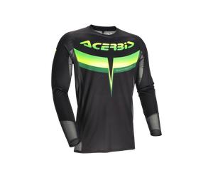 Camiseta MX Acerbis Track 2.0 Negro/VerdeL Negro,Verde