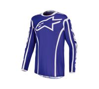 alpinestars Fluid Apex V2 para hombre Camiseta MX Azul/Blanco 2XL hombres