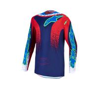 alpinestars Fluid Drag para hombre Camiseta MX Azul/Rojo 2XL hombres