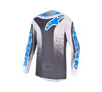 Camiseta MX Alpinestars Fluid Drag Graystone/Lila Claro/UCLA/NegroL Graystone,Lila Claro,UCLA,Negro