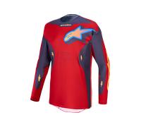 Camiseta MX Alpinestars Racer Hunt Rojo Fuego/Graystone/Coral IntensoXL Rojo Fuego,Graystone,Coral Intenso
