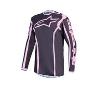 Camiseta MX Alpinestars Stella Fluid Apex V2 Mujer Graystone Old/RosaL Graystone Old,Rosa