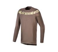 Camiseta MX Alpinestars Supertech Air Gold Edición Limitada Marrón Tierra/DoradoXL Marrón Tierra,Dorado