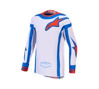 Camiseta MX Alpinestars Supertech Vesta Lila Claro/Rojo CardenalXL Lila Claro,Rojo Cardenal