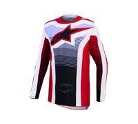 Camiseta MX Alpinestars Techstar Maven Rojo Fuego/Blanco/Lavanda/NegroXL Rojo Fuego,Blanco,Lavanda,Negro