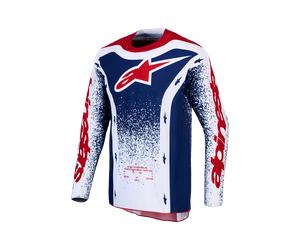 Camiseta MX Alpinestars Techstar Unity Edición Limitada Rojo/Blanco/AzulL Rojo,Blanco,Azul