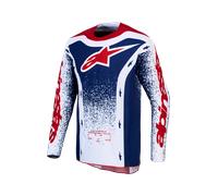 Camiseta MX Alpinestars Techstar Unity Edición Limitada Rojo/Blanco/AzulXXL Rojo,Blanco,Azul