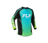 Camiseta MX FLY Racing F-16 V26 Aqua/Negro/BlancoM Aqua,Negro,Blanco