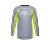 Camiseta MX FOX 180 Frame Niño Gris/AmarilloM Gris,Amarillo