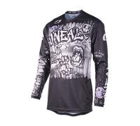 Camiseta MX O'Neal Element Rancid Youth Negro/GrisS Negro,Gris