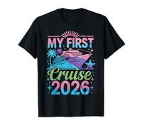 Camiseta My First Cruise 2026 Vacaciones en Crucero por Primera Vez 2026 Camiseta