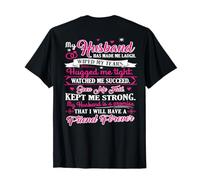 Camiseta My Husband Has Made Me Laugh Wipe My Tear Camiseta