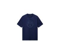 NAPAPIJRI Camiseta 'S-BOLLO' azul ahumado / azul oscuro S EUR