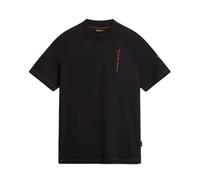 Camiseta Napapijri S-Weddell Camiseta Hombre Algodón Negro